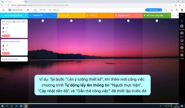 Thiết lập tự động